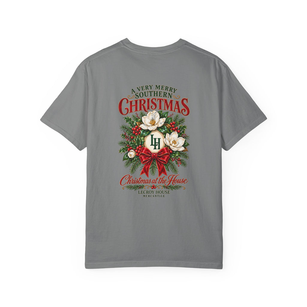 Christmas Magnolia T-Shirt — “A Very Merry Southern Christmas” Holiday Tee