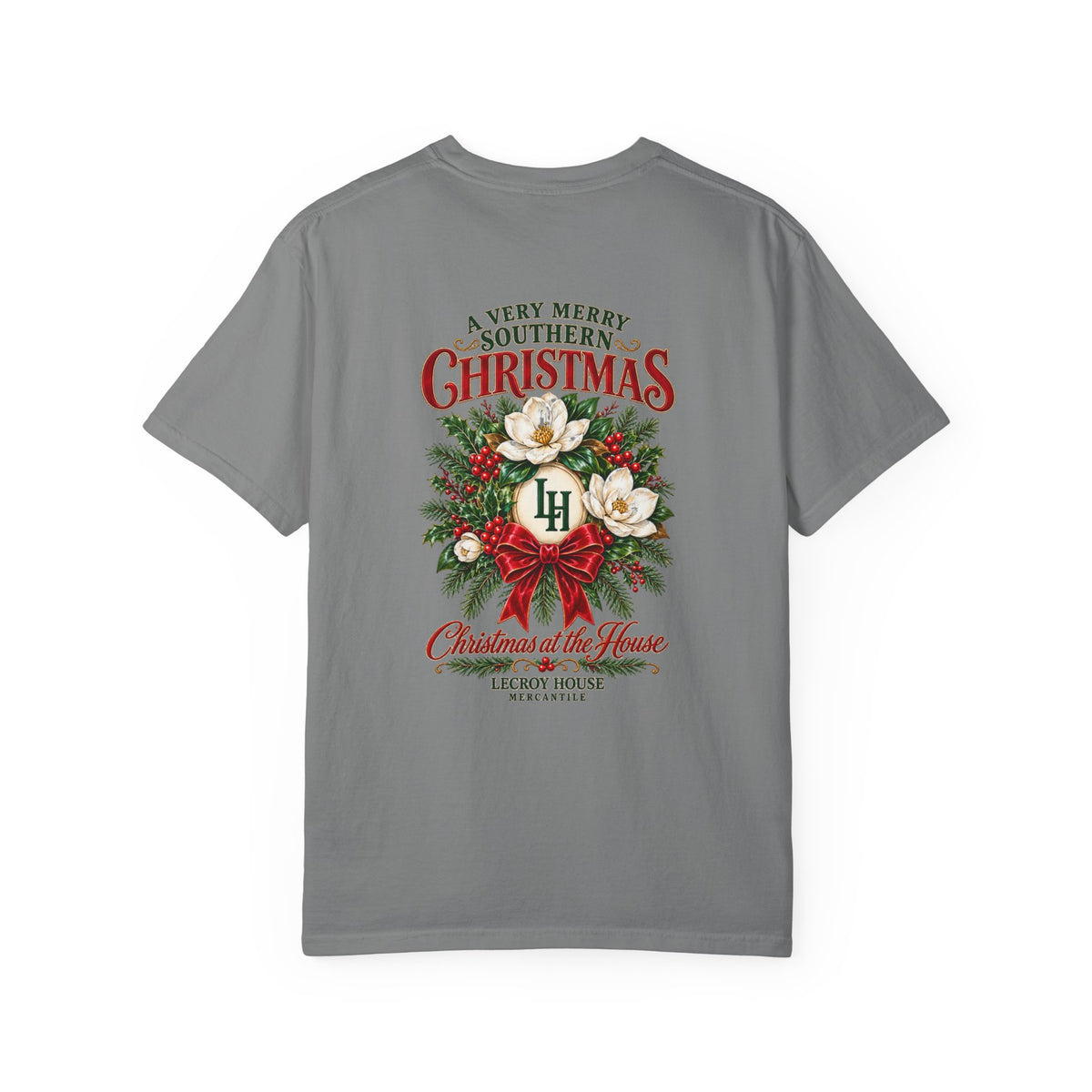 Christmas Magnolia T-Shirt — “A Very Merry Southern Christmas” Holiday Tee