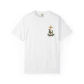 Christmas T-Shirt — "All Is Calm, All Is Bright" Church Scene Holiday Tee