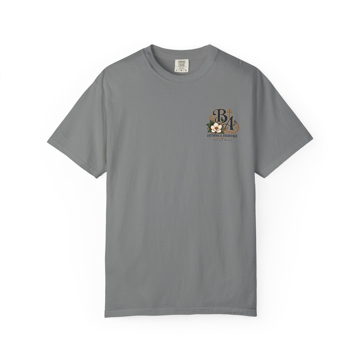 Blessed Assurance T-Shirt — "Jesus Is Mine" Floral Christian Tee