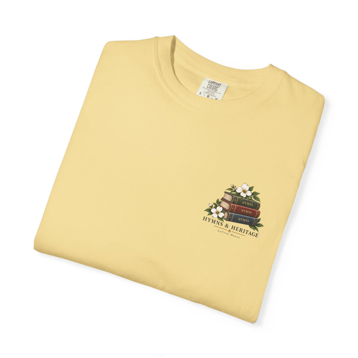 The Old Hymns T-Shirt — Vintage Hymnal Stack Christian Music Tee