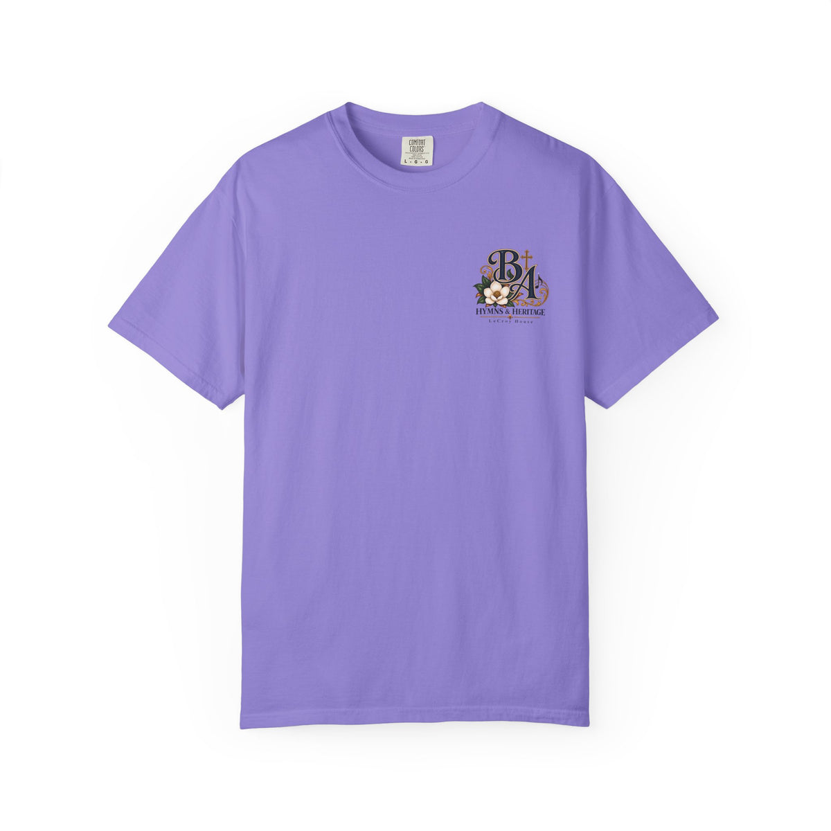 Blessed Assurance T-Shirt — "Jesus Is Mine" Floral Christian Tee