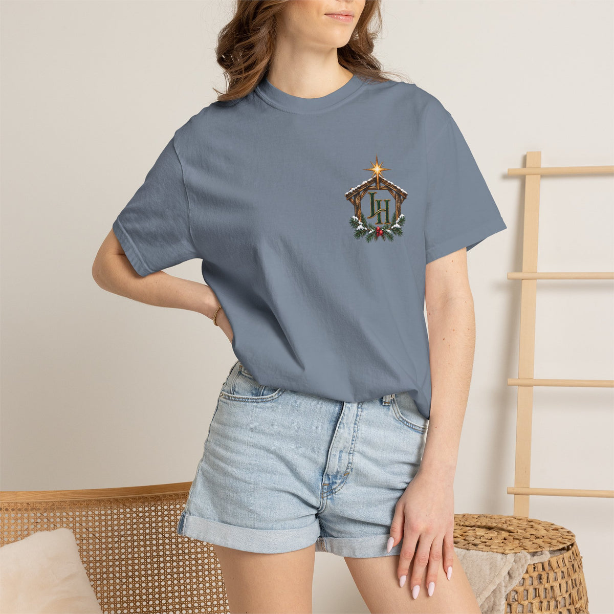 Christmas Nativity T-Shirt — "The Manger Season" Holiday Tee