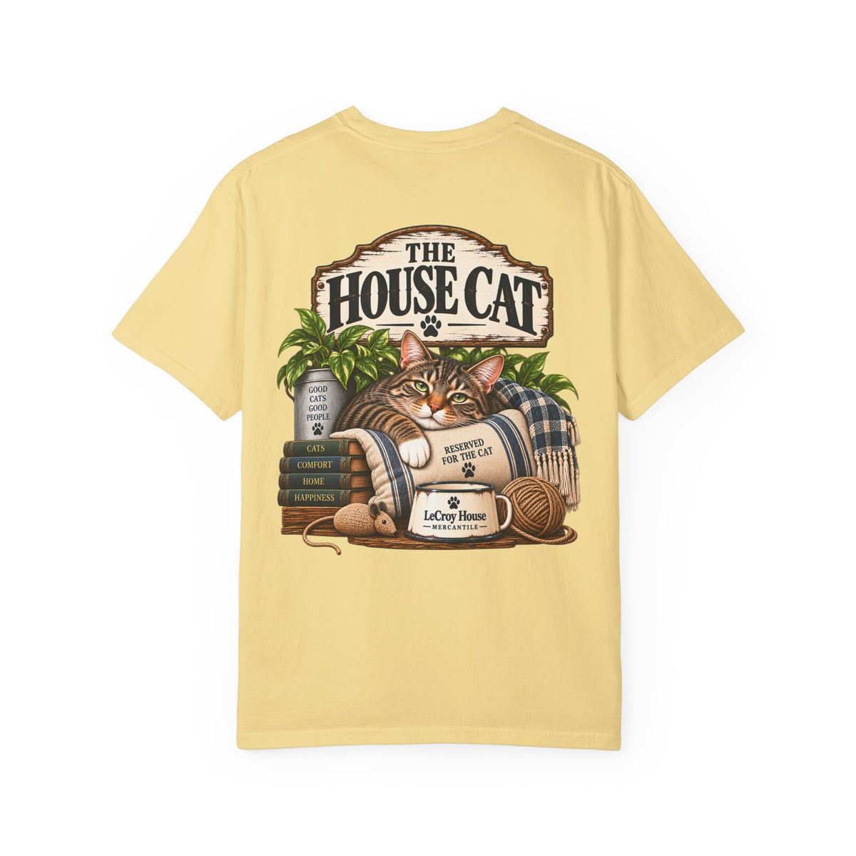 House Cat T-Shirt — Cozy Cat Lover Graphic Tee