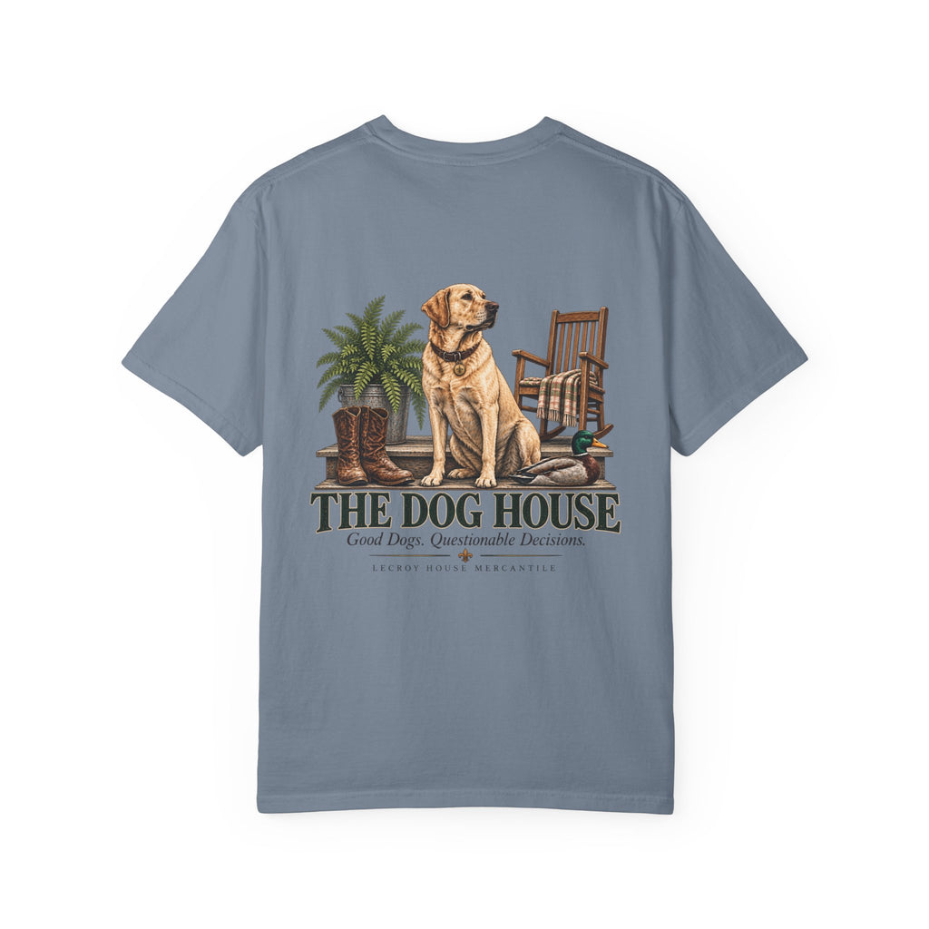 Dog House Graphic T-Shirt — 'The Dog House' Labrador Design