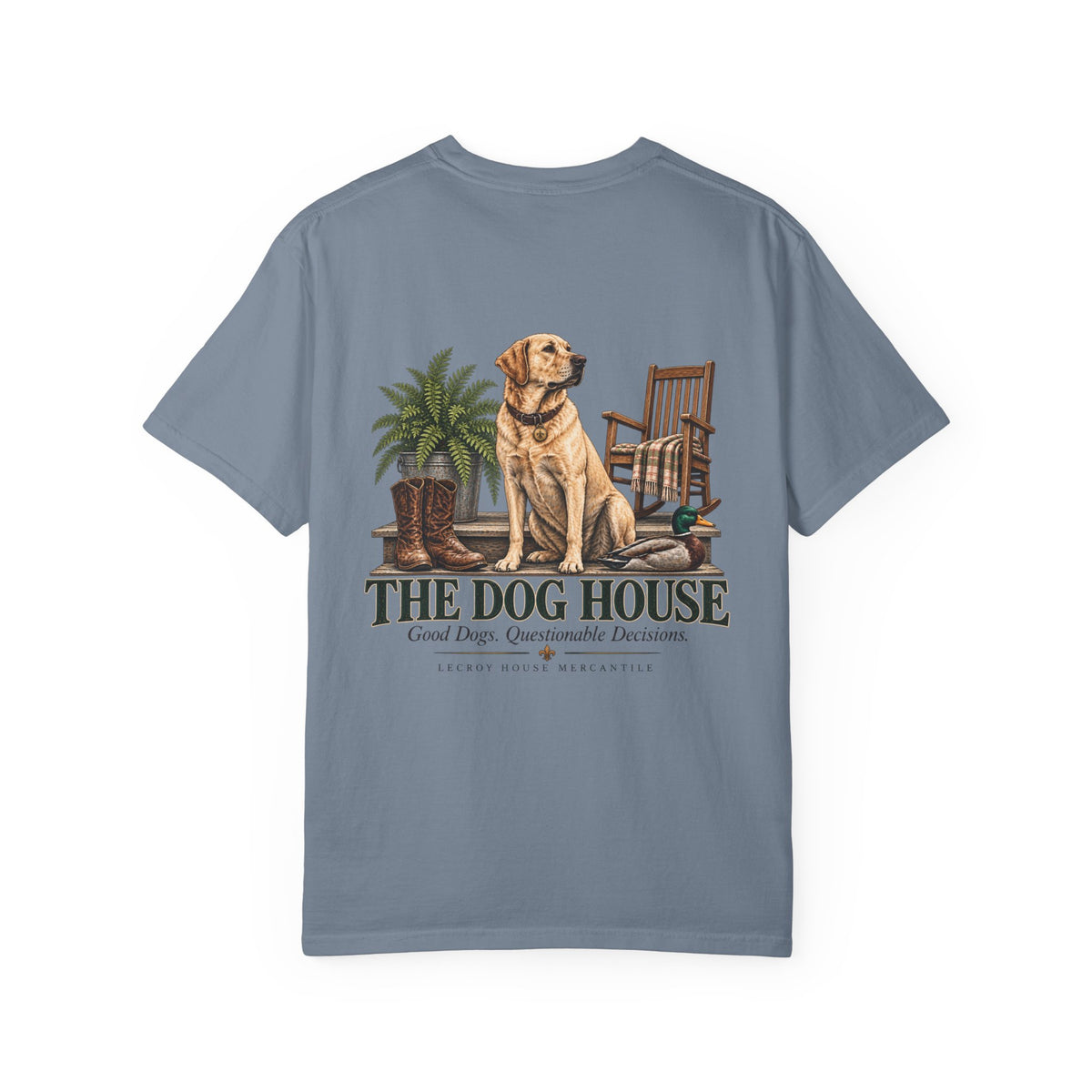 Dog House Graphic T-Shirt — 'The Dog House' Labrador Design