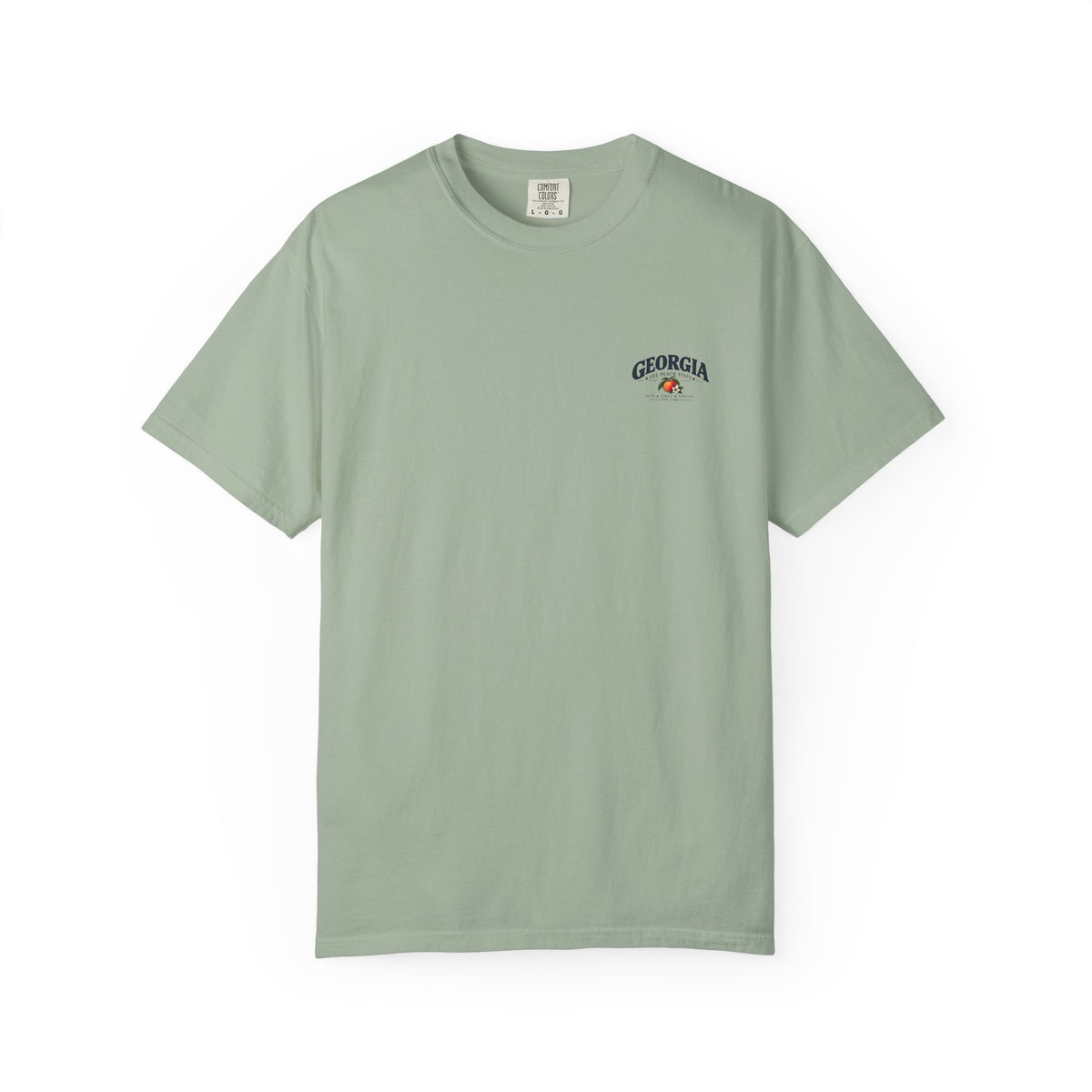 Georgia State T-Shirt — 'The Peach State' Scenic Back Print