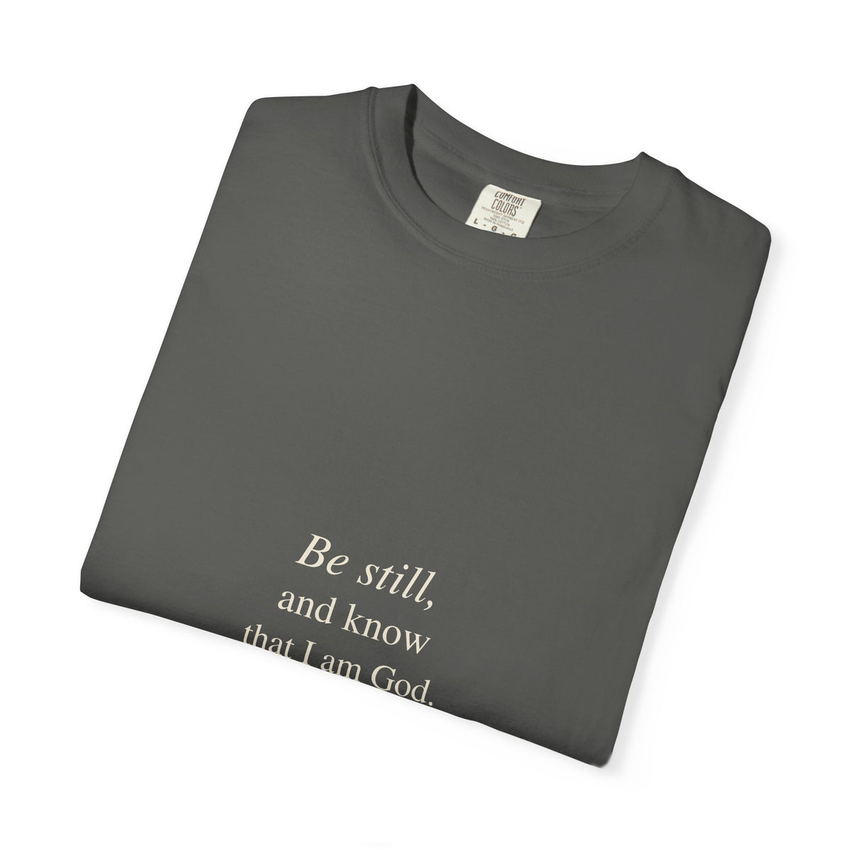 Classic White T-Shirt — Soft Garment-Dyed Crew Tee