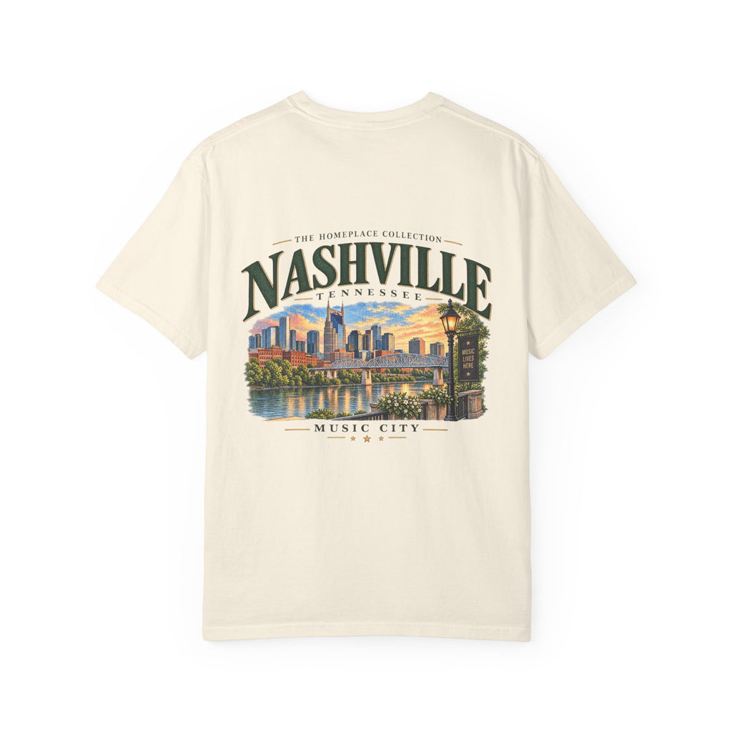Nashville Skyline T-Shirt — Music City Souvenir Tee