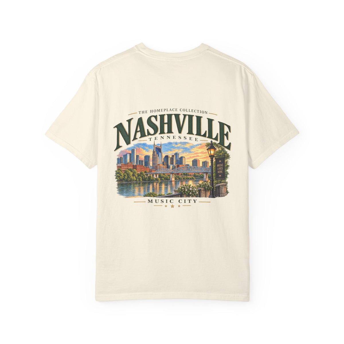 Nashville Skyline T-Shirt — Music City Souvenir Tee
