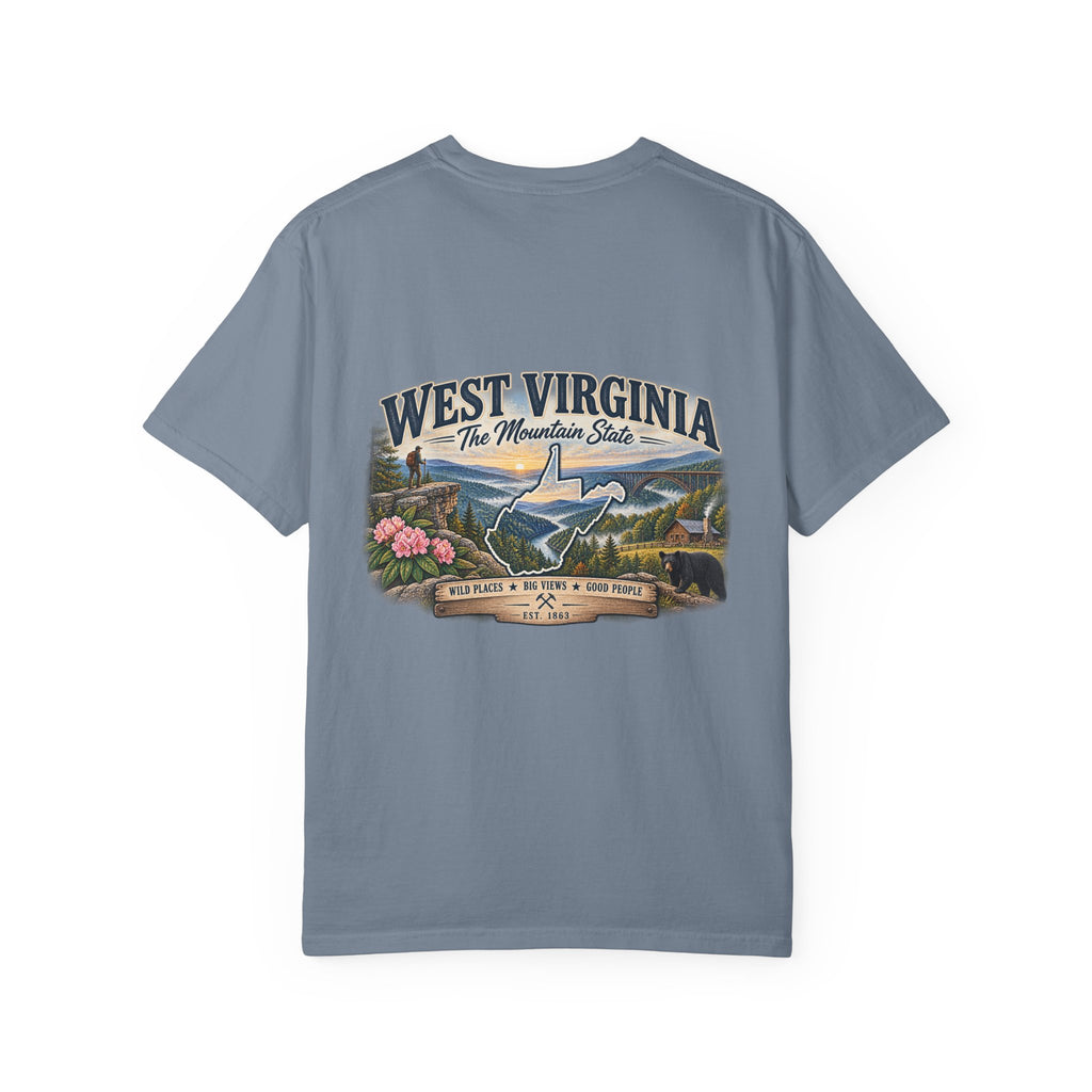 West Virginia Mountain State T-Shirt — Scenic State Pride Tee