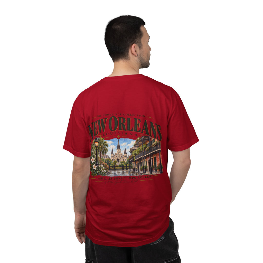 New Orleans T-Shirt - Vintage Cityscape Tee with “New Orleans Louisiana” Design