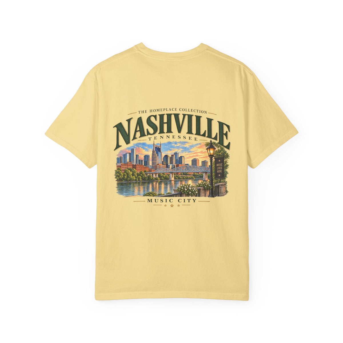 Nashville Skyline T-Shirt — Music City Souvenir Tee