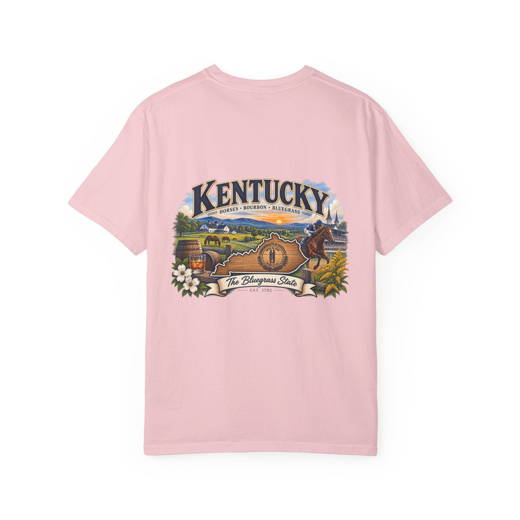 Kentucky Scenic Horseback T-Shirt — The Bluegrass State Graphic Tee