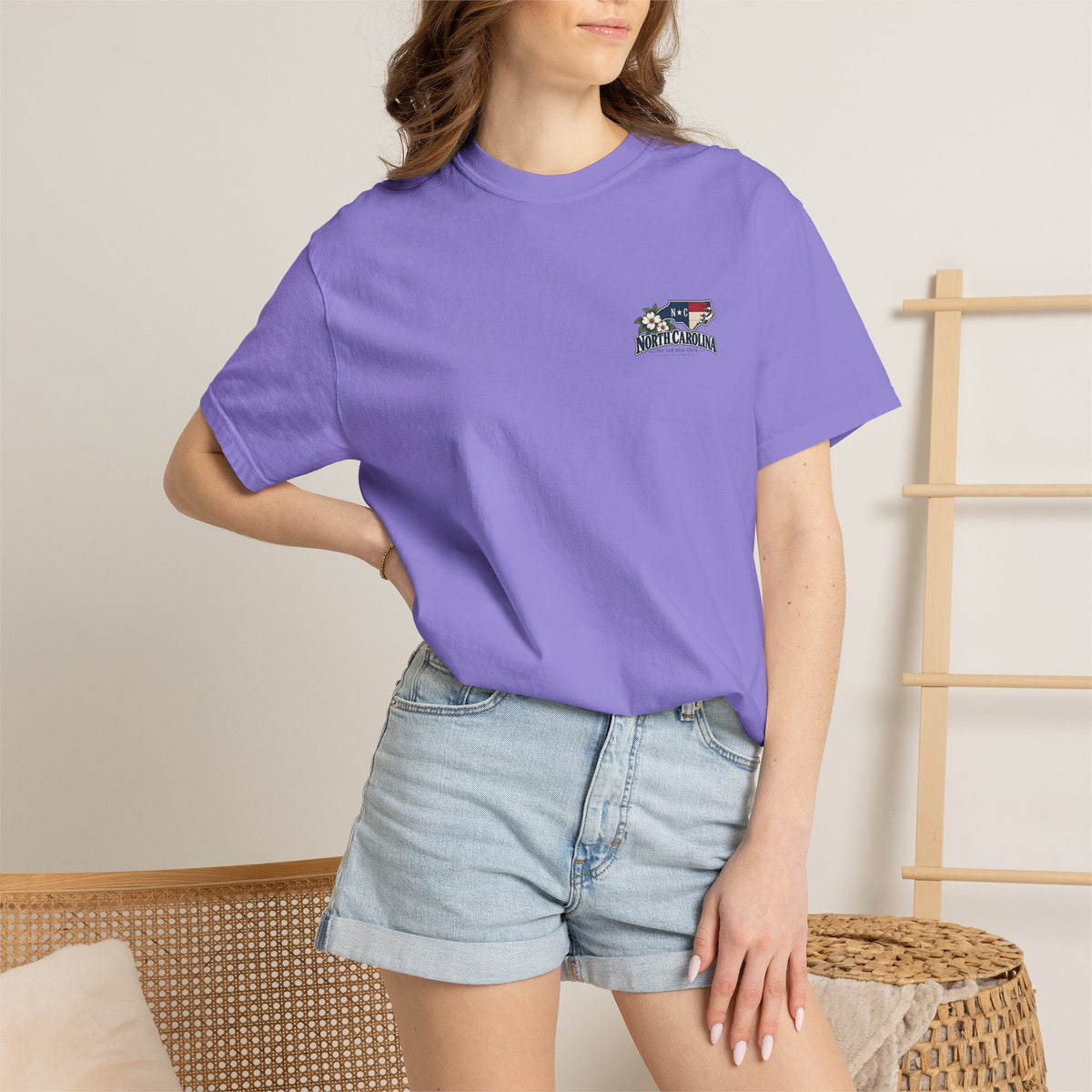 North Carolina State T-Shirt – 'The Tar Heel State' Scenic Tee