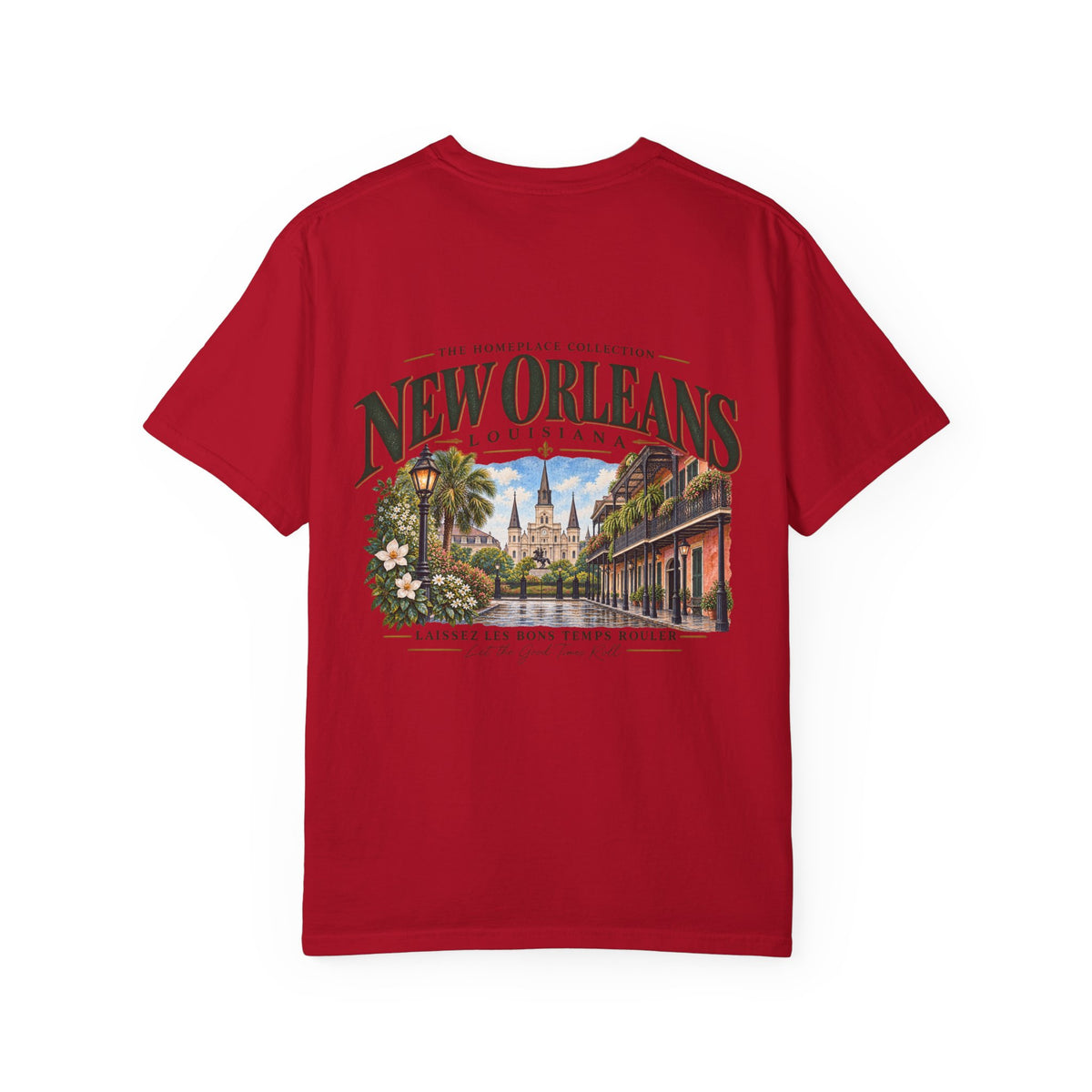 New Orleans T-Shirt - Vintage Cityscape Tee with “New Orleans Louisiana” Design