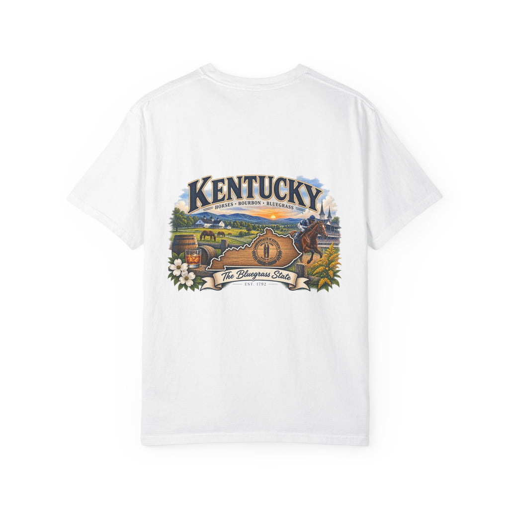 Kentucky Scenic Horseback T-Shirt — The Bluegrass State Graphic Tee