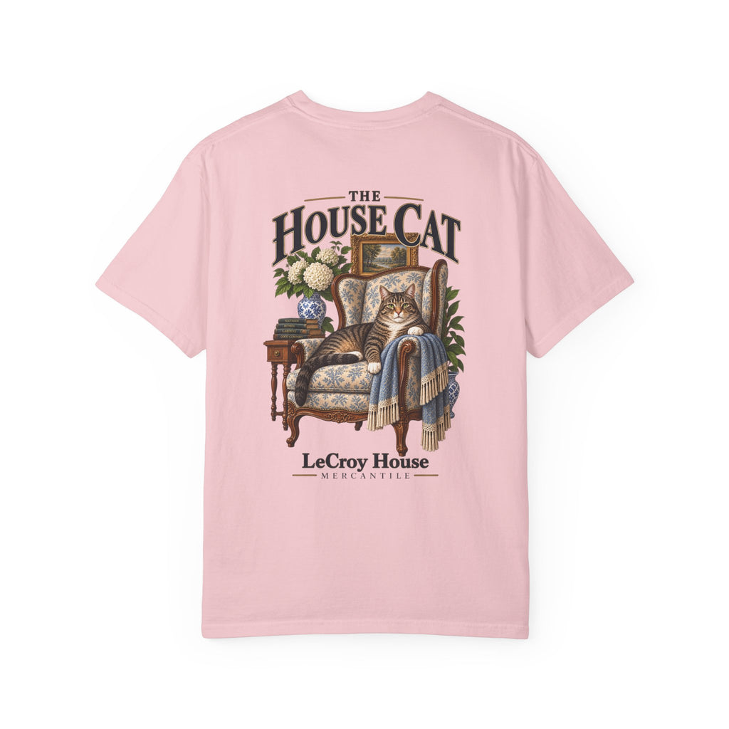 House Cat T-Shirt — "The House Cat" Vintage Cat Illustration (LeCroy House)
