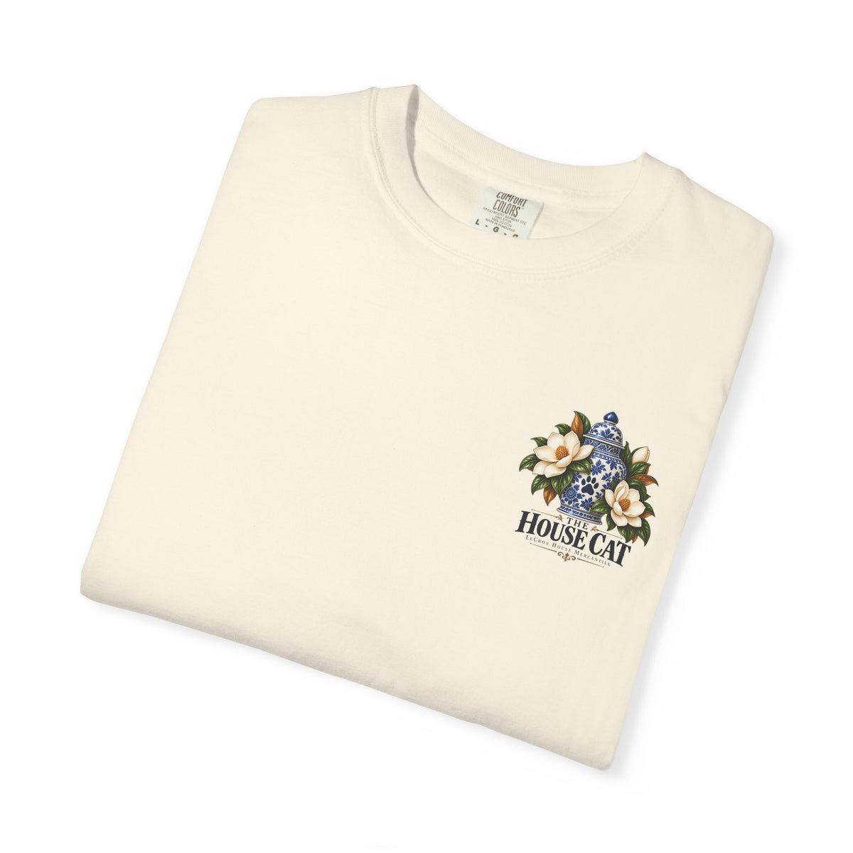 T-Shirt — Cozy Cat Lounge Graphic ("House Cat")