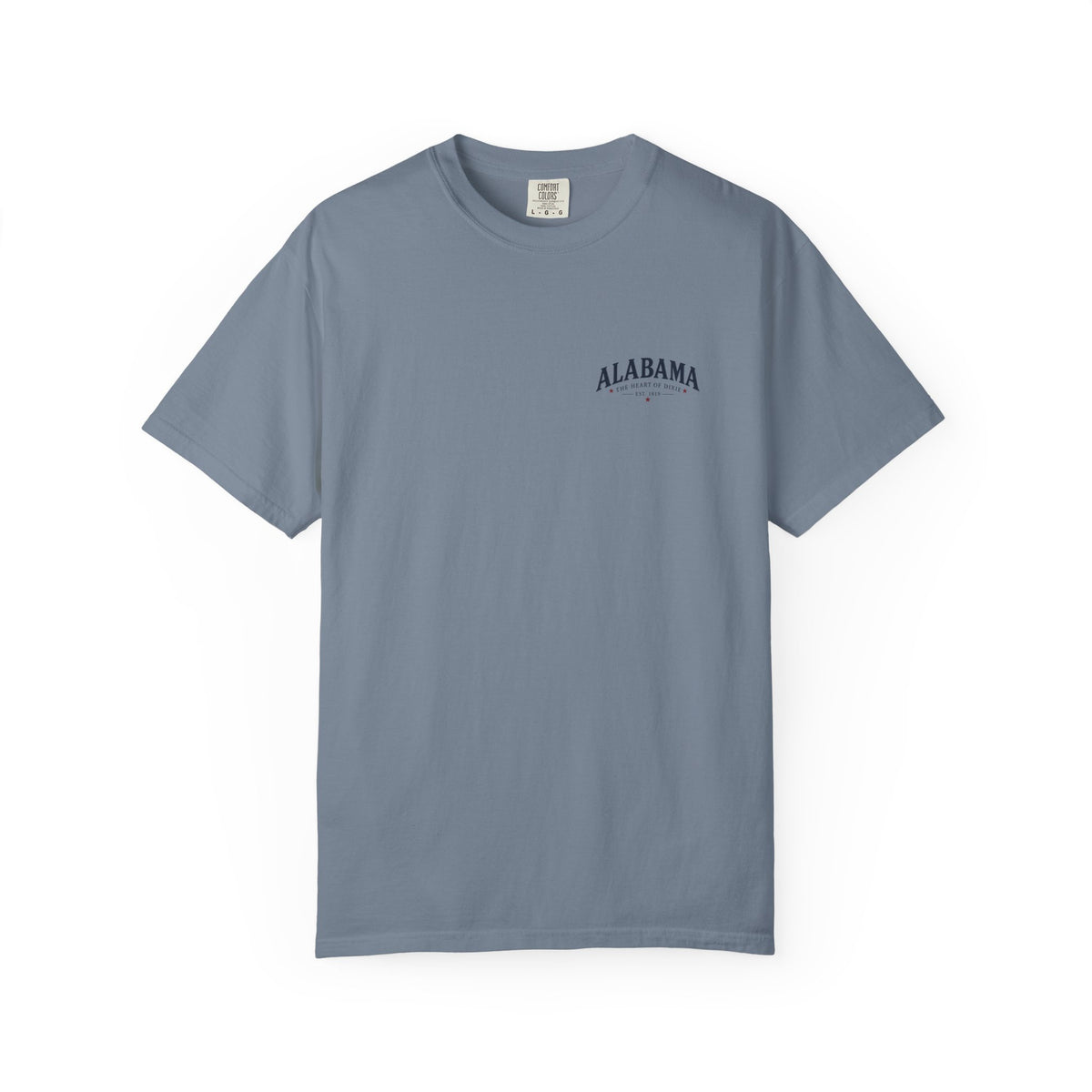 Alabama Heritage T-Shirt — State Scenic Back Print with Magnolia & Capitol