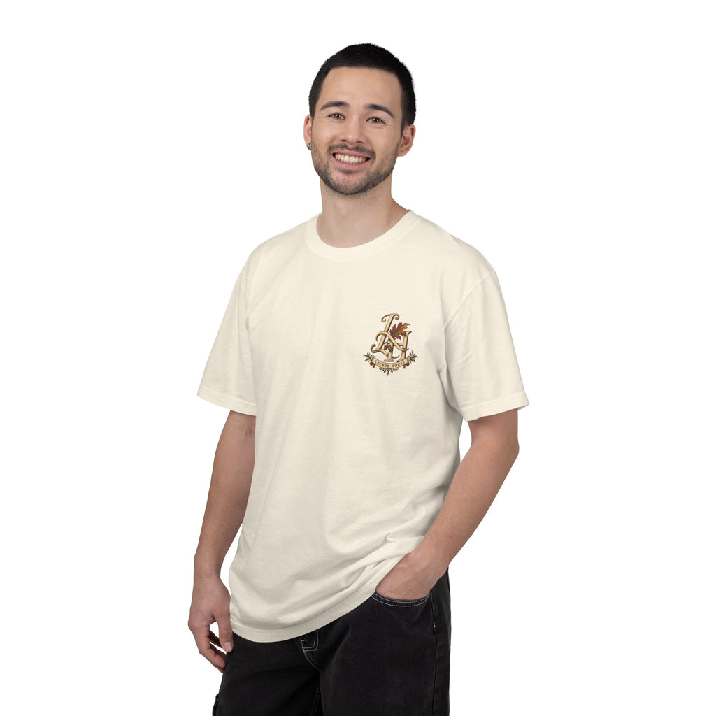 Harvest at the House Graphic T-Shirt — Fall Pumpkin Farmhouse Tee
