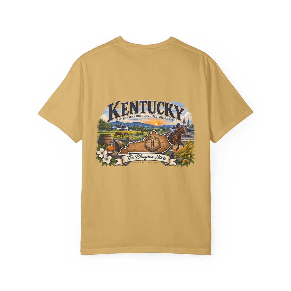 Kentucky Scenic Horseback T-Shirt — The Bluegrass State Graphic Tee
