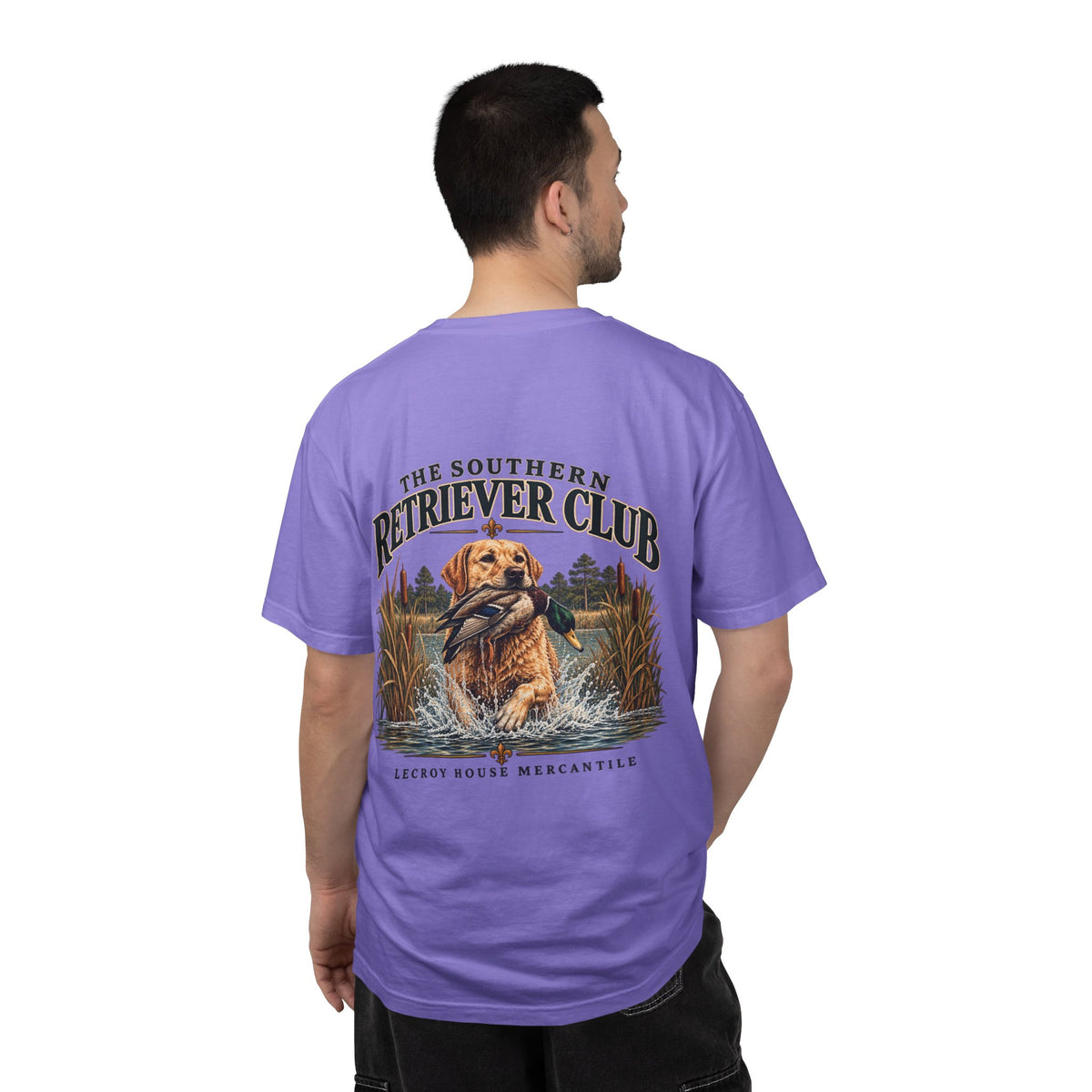 Retriever Club T-Shirt – 'The Southern Retriever Club' Hunting Dog Graphic Tee