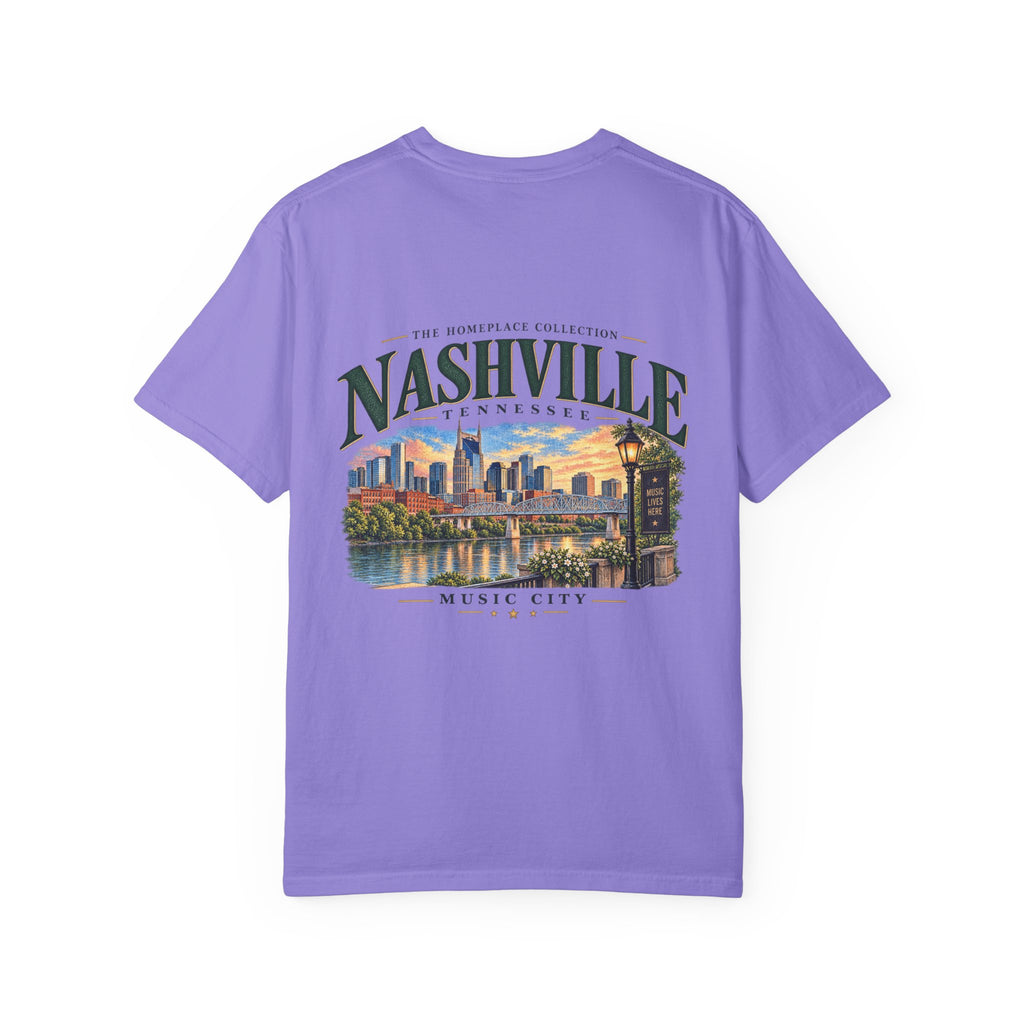 Nashville Skyline T-Shirt — Music City Souvenir Tee