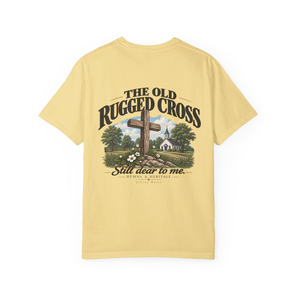 The Old Rugged Cross T-shirt — Christian Cross Graphic Tee
