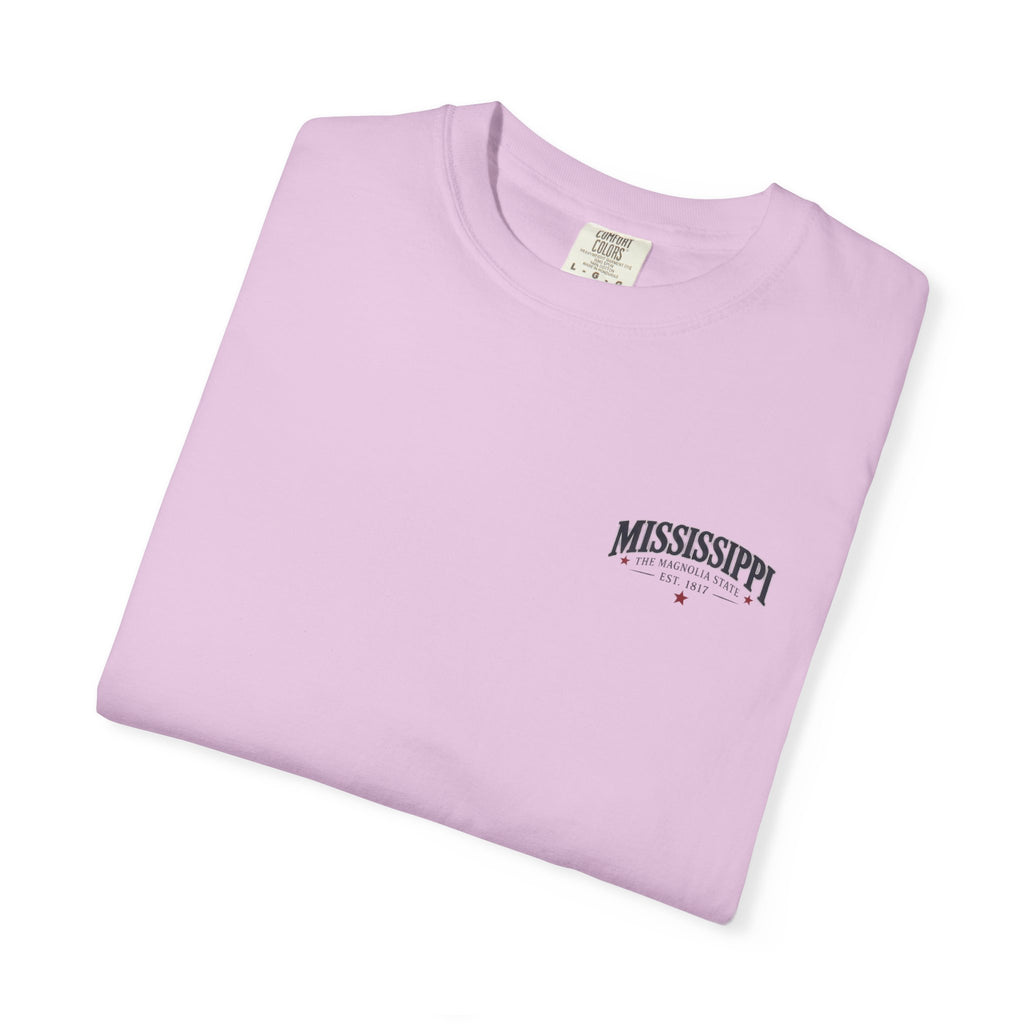 Mississippi Magnolia State T-Shirt — State Capitol & River Graphic