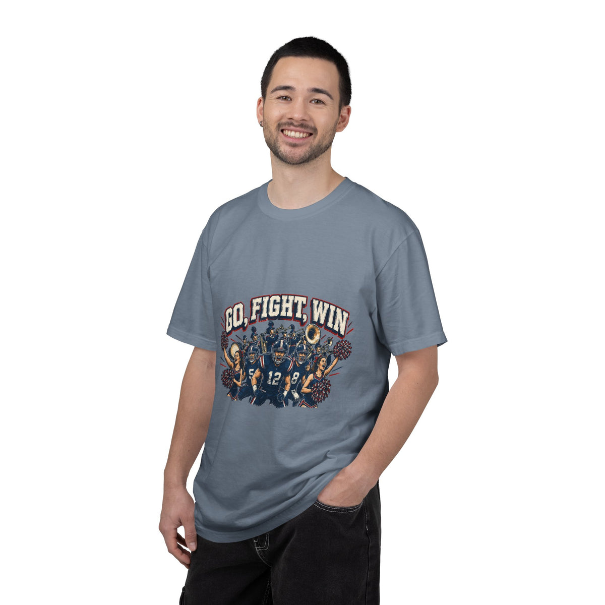 Go Fight Win Football Team T-Shirt