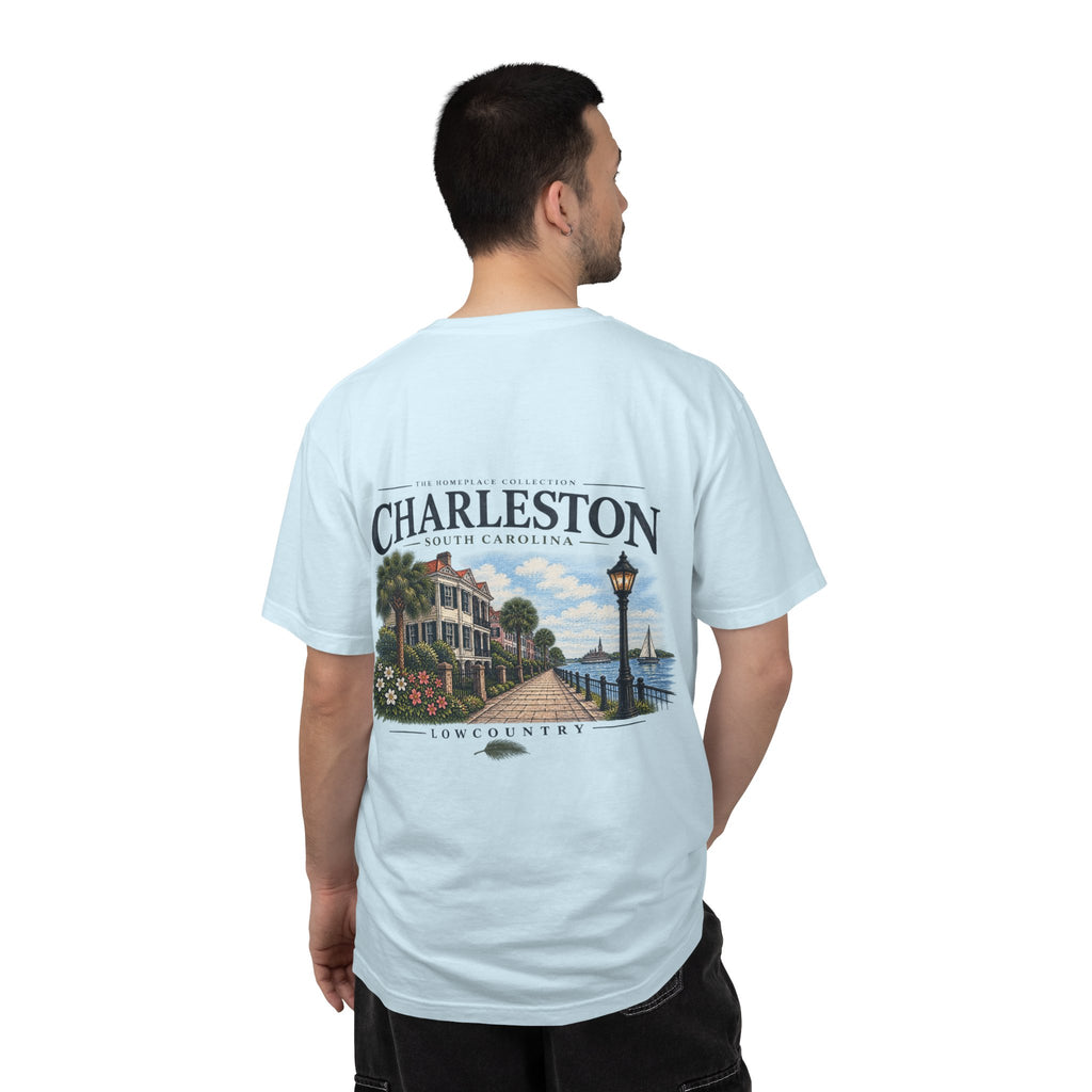 Charleston Lowcountry Graphic T-Shirt — Historic Waterfront Souvenir