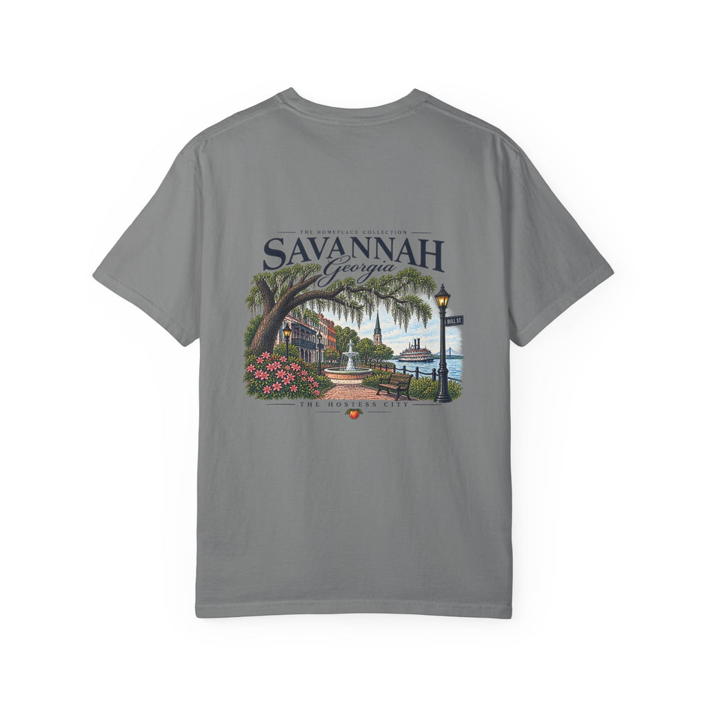 Savannah Georgia Scenic T-Shirt — Riverfront Ogeechee Park Design