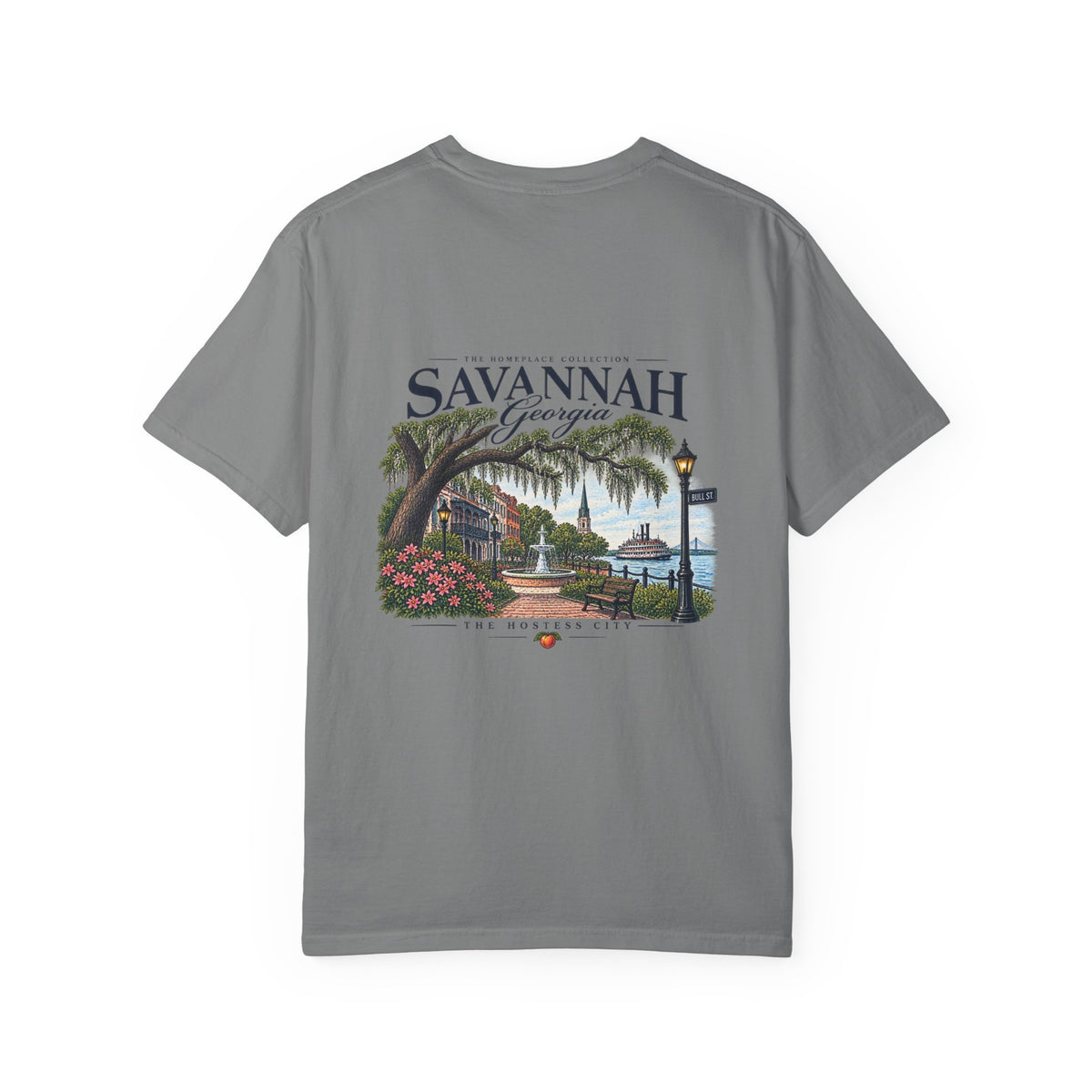 Savannah Georgia Scenic T-Shirt — Riverfront Ogeechee Park Design