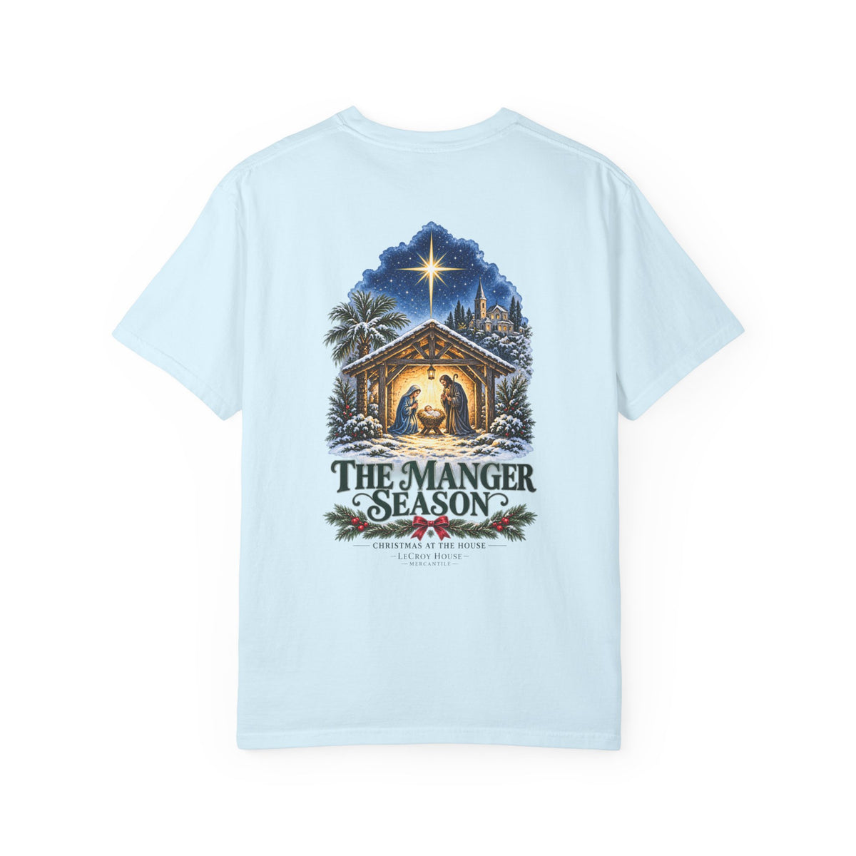 Christmas Nativity T-Shirt — "The Manger Season" Holiday Tee
