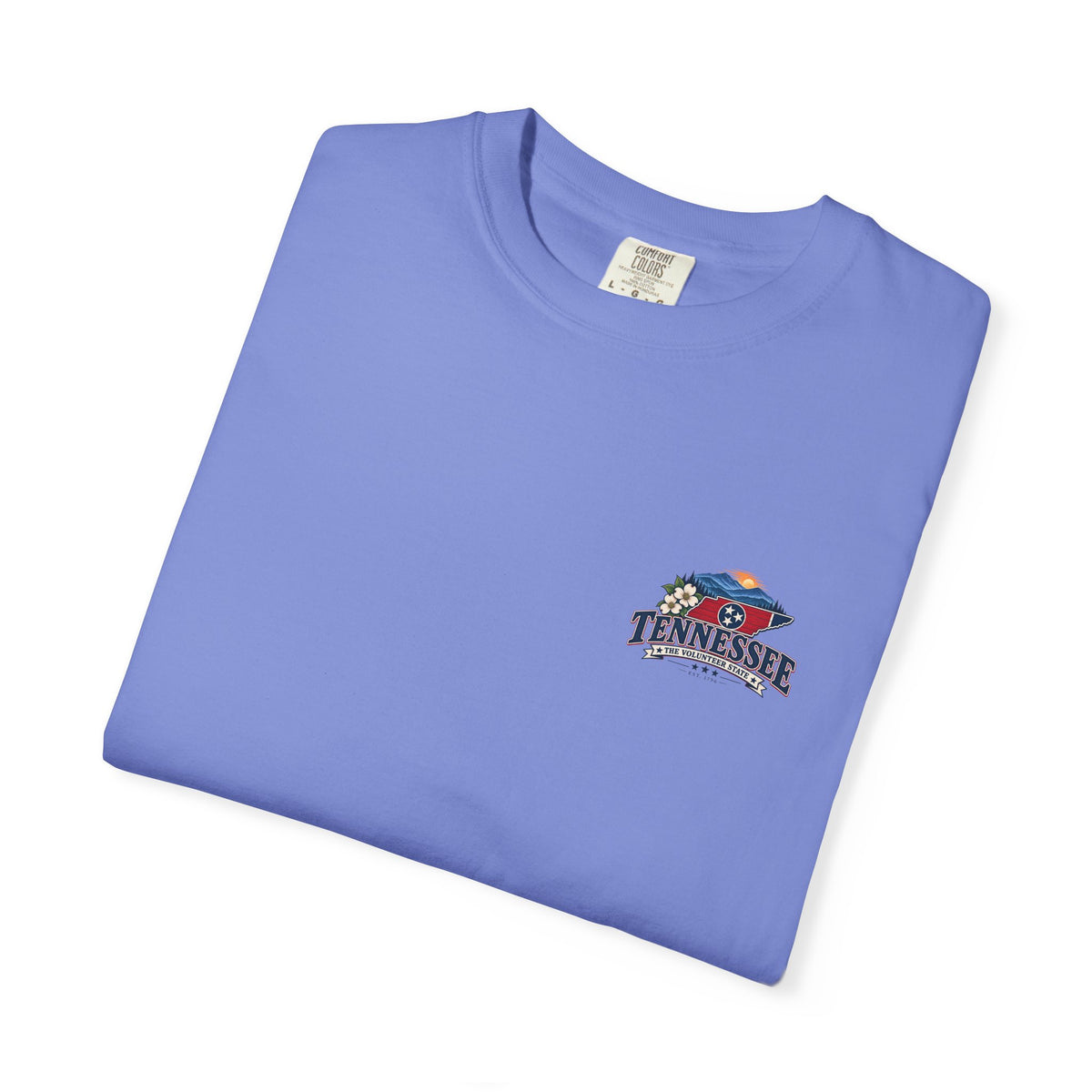 Tennessee Scenic T-Shirt — "Tennessee The Volunteer State" Vintage Travel Tee