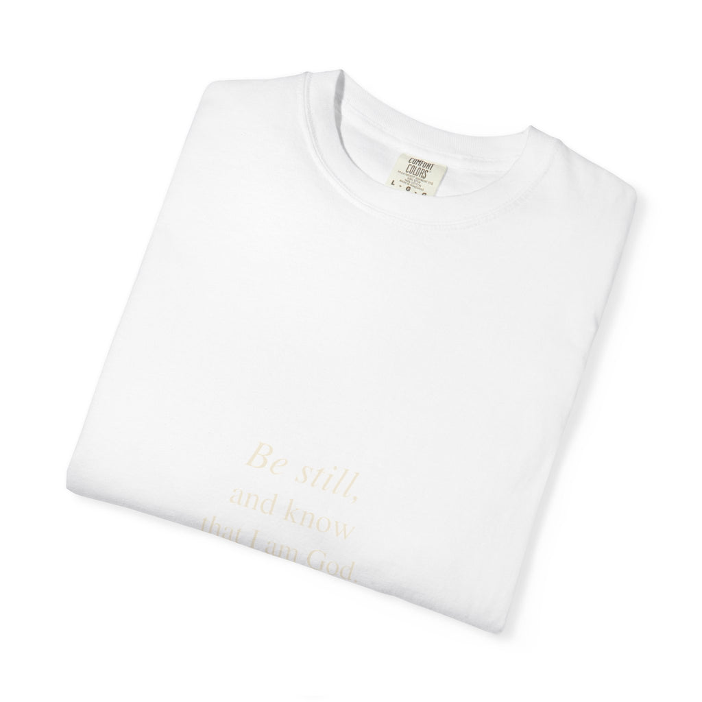 Classic White T-Shirt — Soft Garment-Dyed Crew Tee