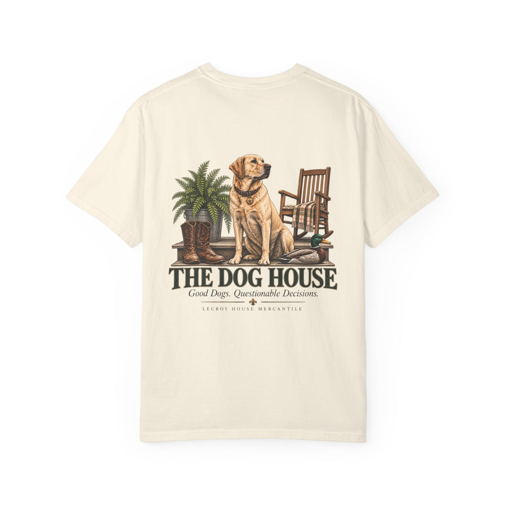 Dog House Graphic T-Shirt — 'The Dog House' Labrador Design