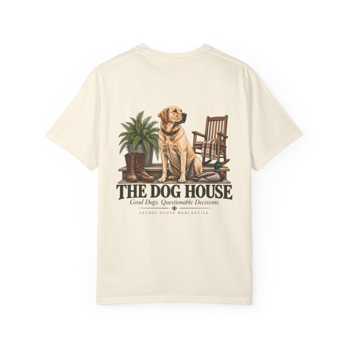 Dog House Graphic T-Shirt — 'The Dog House' Labrador Design