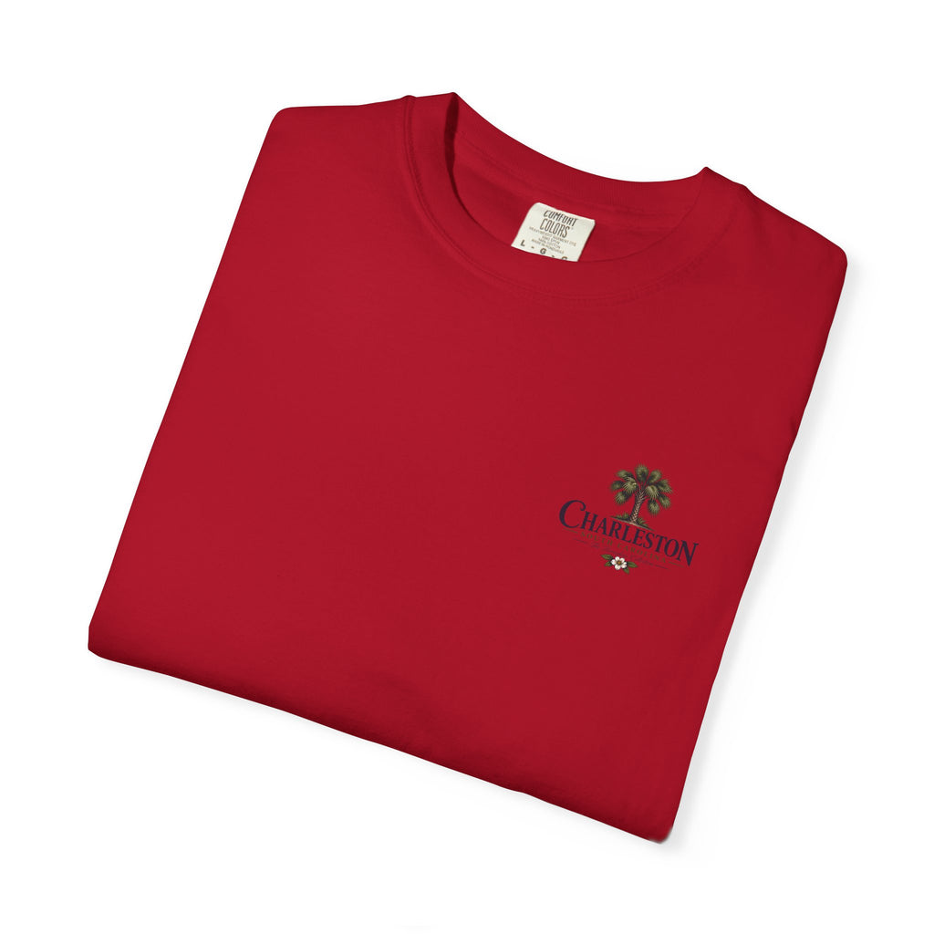 Charleston Lowcountry Graphic T-Shirt — Historic Waterfront Souvenir