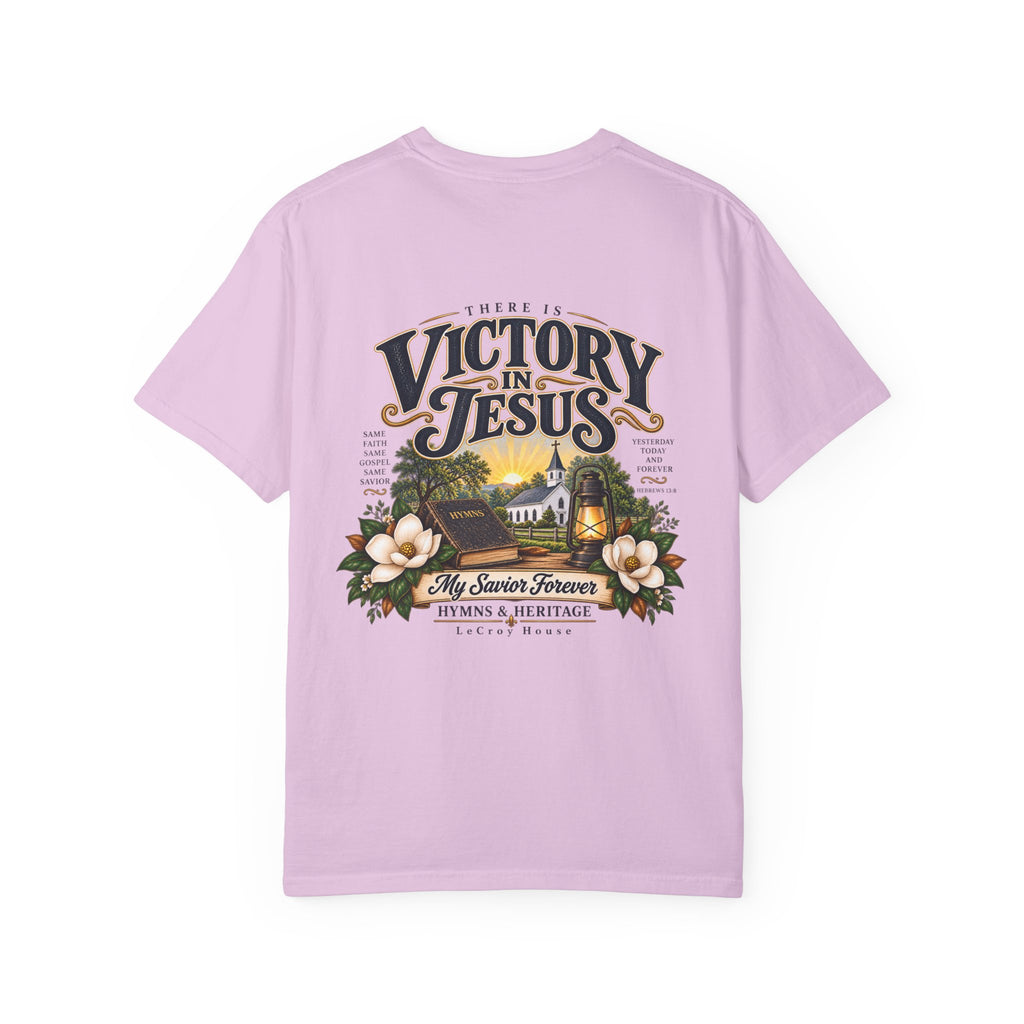 Victory in Jesus T-Shirt — Christian Faith Graphic Tee