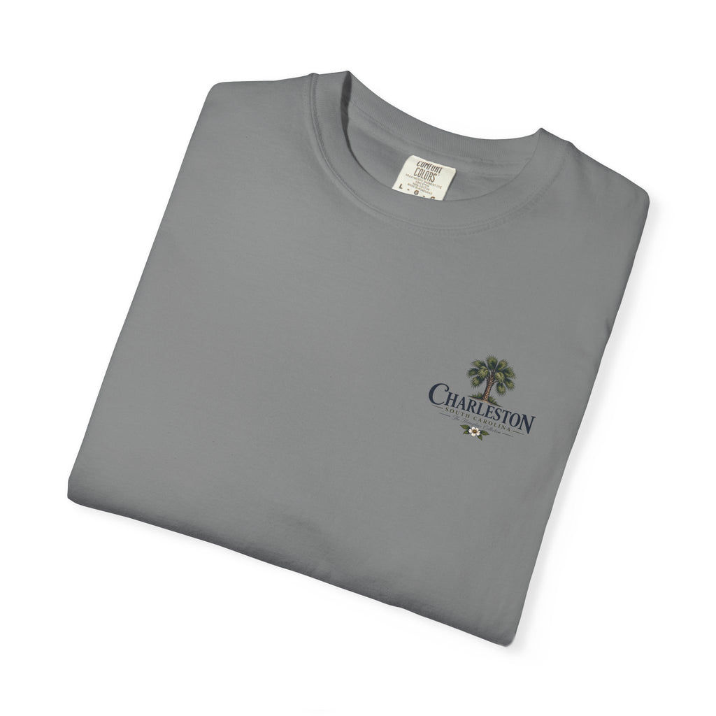 Charleston Lowcountry Graphic T-Shirt — Historic Waterfront Souvenir