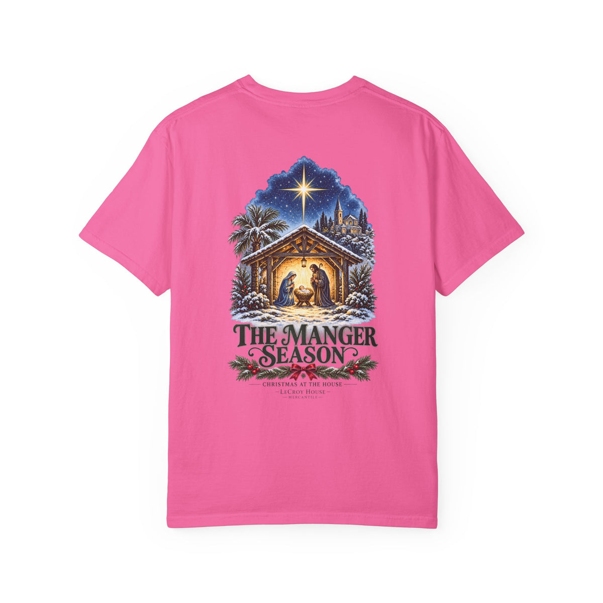 Christmas Nativity T-Shirt — "The Manger Season" Holiday Tee